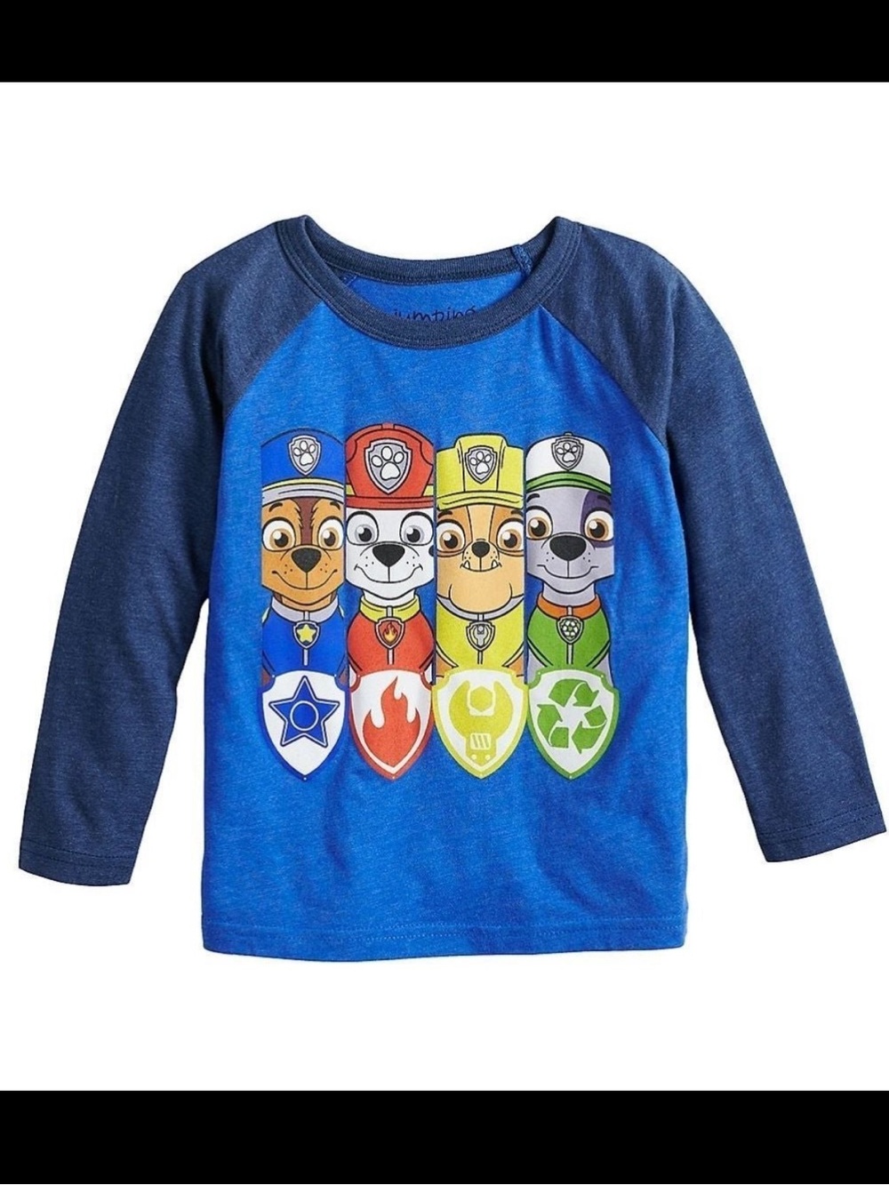 Infant Paw Patrol Blue Raglan Long-SleeveTee